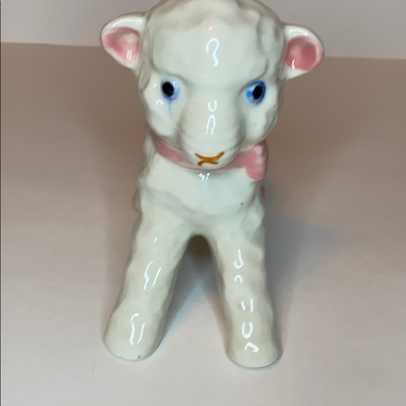 Vintage lamb ceramic planter vase - Picture 2 of 4